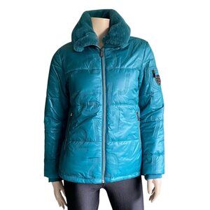 Jung Teal Green Fall/Winter Puffer Jacket Sz 8-10